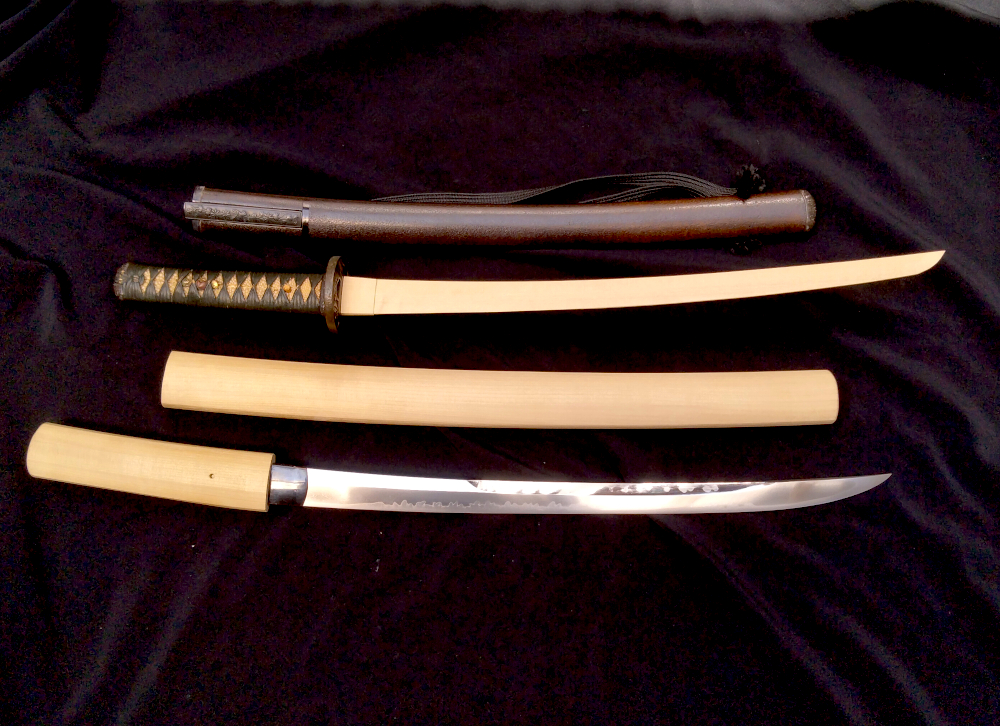 Gendai Wakizashi Sword Signed Sukenaga - Image 2