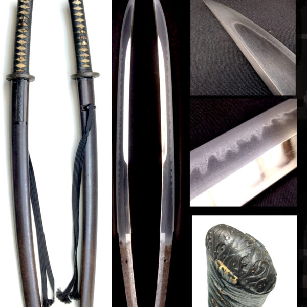 Gendai Wakizashi Sword Signed Sukenaga