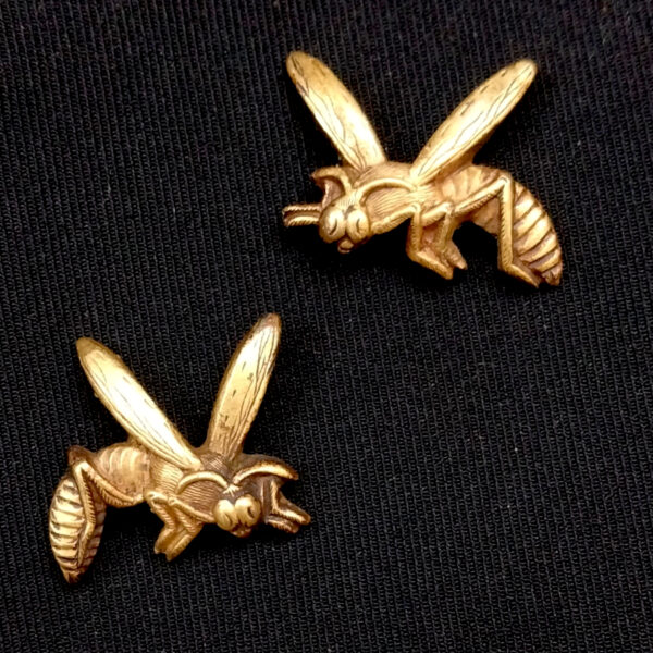 Edo Period Gold Lining Dragonfly Menuki