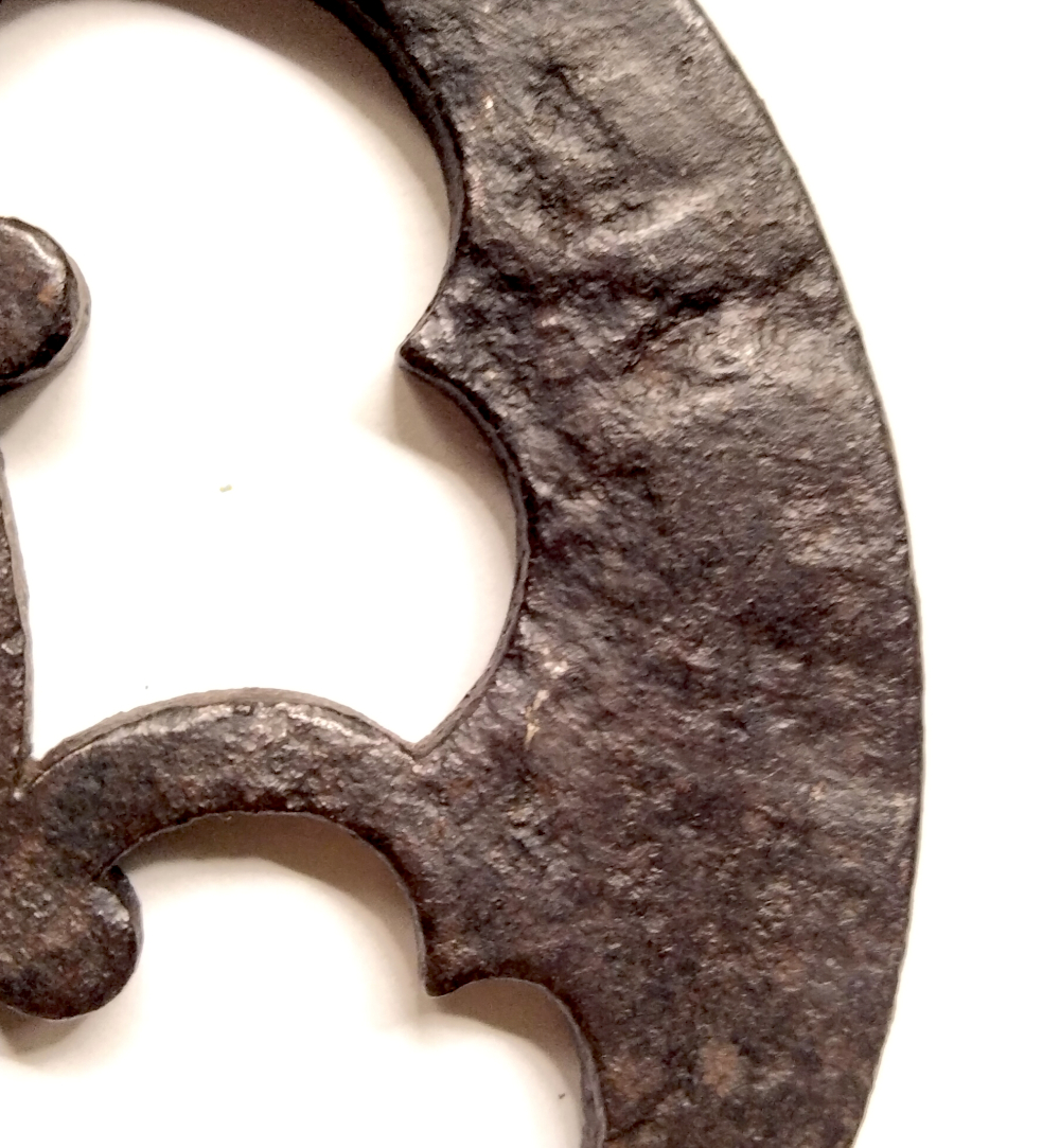 Edo Period Rare 9.85cm Signed Goto Tsuba - Image 9
